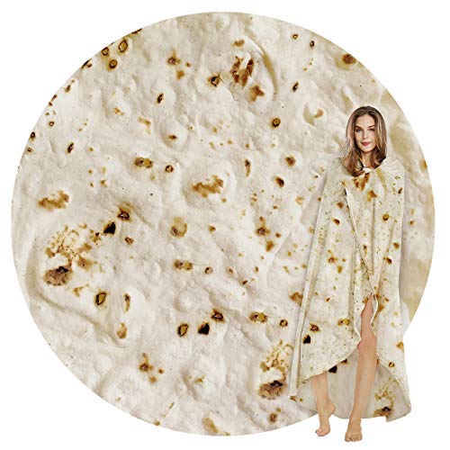 SeaRoomy Burritos Tortilla Blanket
