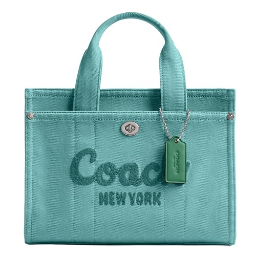 Coach Colored Dye Denim Cargo Tote 26