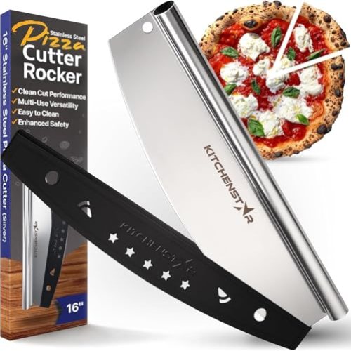 KitchenStar 16-Inch Pizza Cutter Rocker Blade