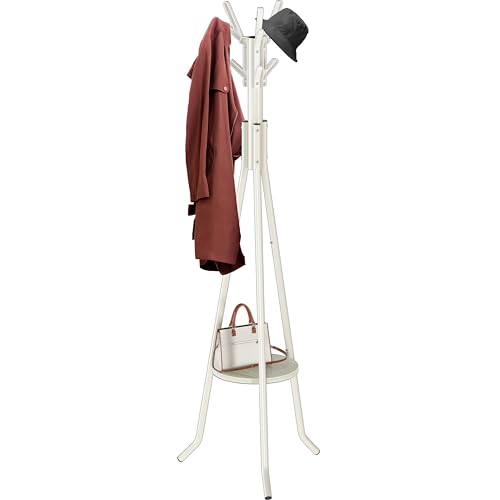 Simple Houseware Freestanding Coat Rack with Shelf, 9 hooks