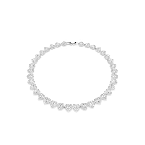 Swarovski Ariana Grande Heart All-Around Tennis Style Crystal Necklace