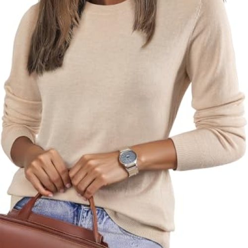 EVALESS Trendy Lightweight Wool Blend Knit Sweaters