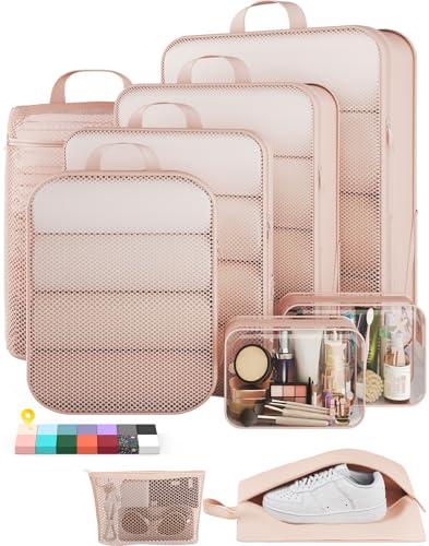 Veken 9/11 Set Compression Packing Cubes for Travel Essentials