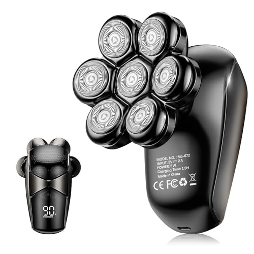 SHPAVVER Head Shavers for Bald Men: 5-in-1 Electric Razor