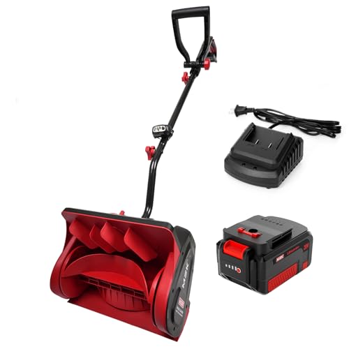 MZK Cordless Snow Shovel, 20V 13-Inch Battery Powered Snow Thrower