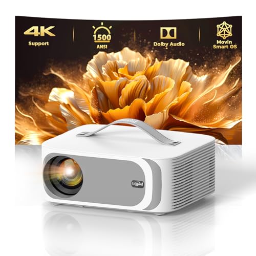 [AI Movin 2.0 System/1500 ANSI/Auto Focus] Outdoor-Projector with WiFi and Bluetooth