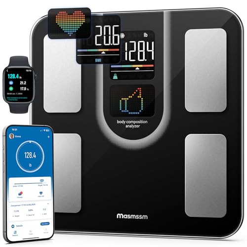 Masmssm Scale for Body Weight, FSA&HSA Eligible, Smart Scale with 9-in-1 VA Display