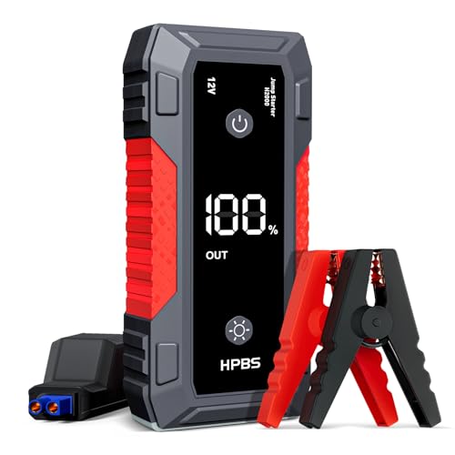 HPBS Jump Starter – 5000A Jump Starter Battery Pack for Up to 10.0L Gas and 8.0L Diesel Engines