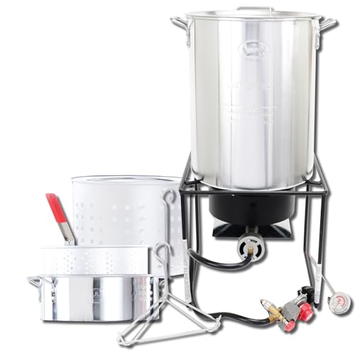 King Kooker Propane Outdoor Fry Boil Package with 2 Pots