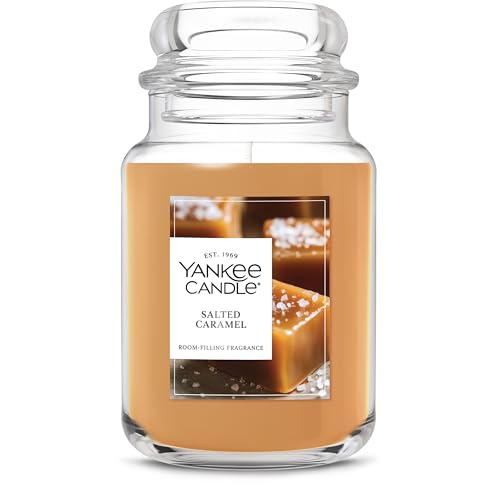Yankee Candle Salted Caramel Scented Candle, 22oz Large Jar