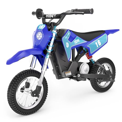 Hiboy DK1 36V Electric Dirt Bike,300W Electric Motorcycle – Up to 15.5MPH & 13.7 Miles Long-Range,3-Speed Modes Motorcycle for Kids Ages 3-10
