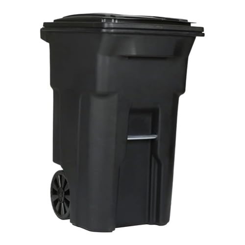 64 Gallon Garbage Cans Trash Cans 2 Rugged Wheels