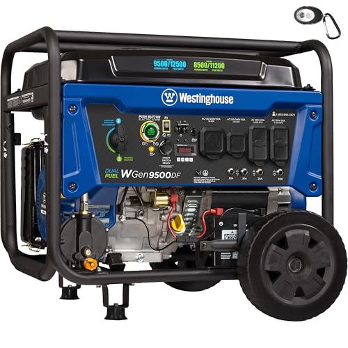 Westinghouse 12500 Watt Dual Fuel Home Backup Portable Generato