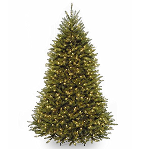National Tree Company 7.5 ft Pre-Lit Dunhill Fir Artificial Christmas Tree