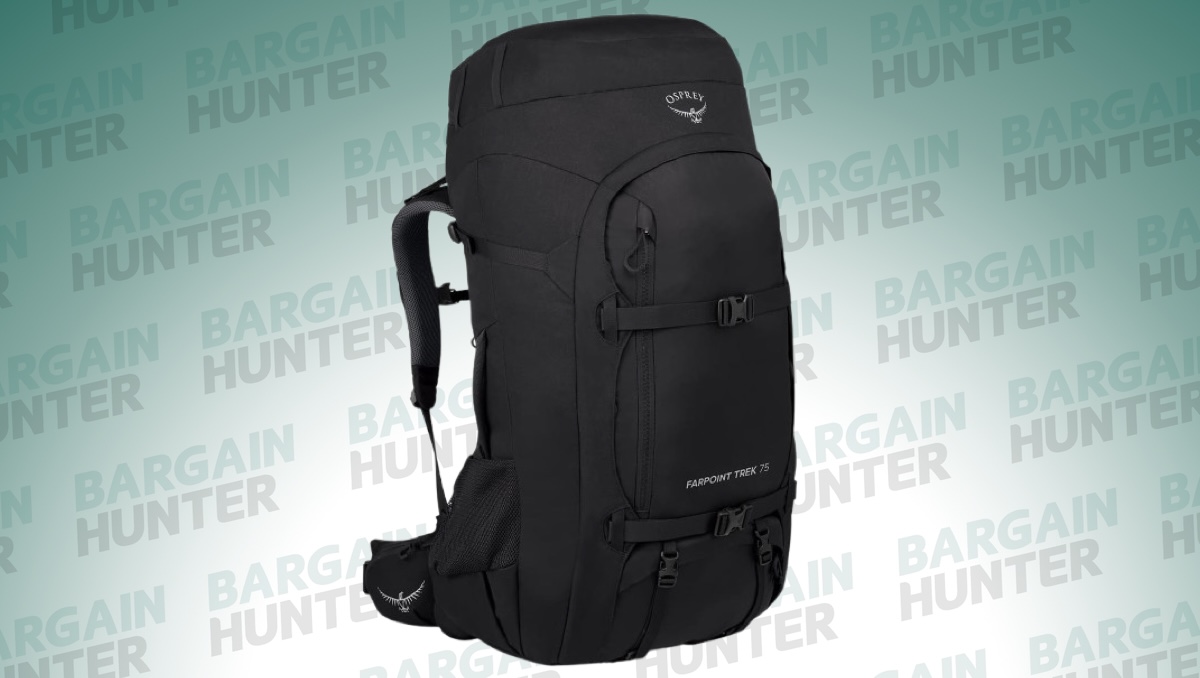 Osprey backpack on BH background