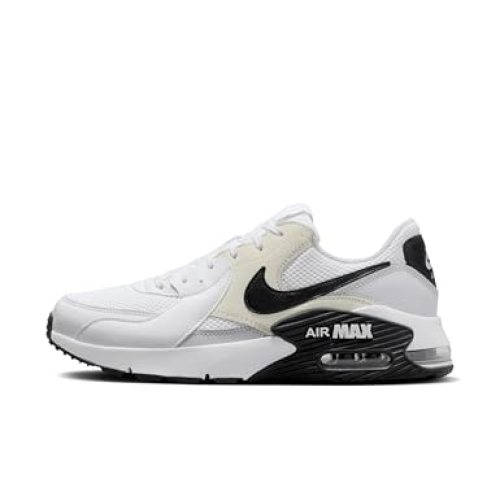 Nike Men’s Air Max Excee Shoes, White/Black-Pure Platinum