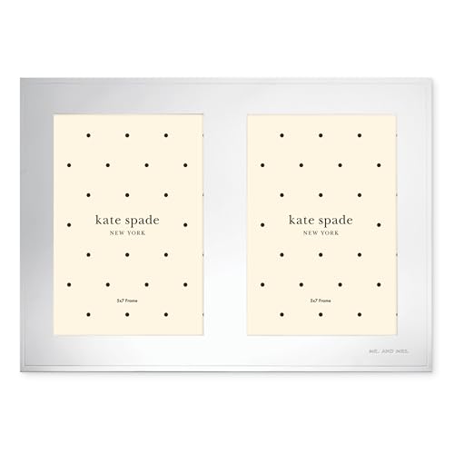 kate spade new york Darling Point Double 5 x 7 Frame, Silver