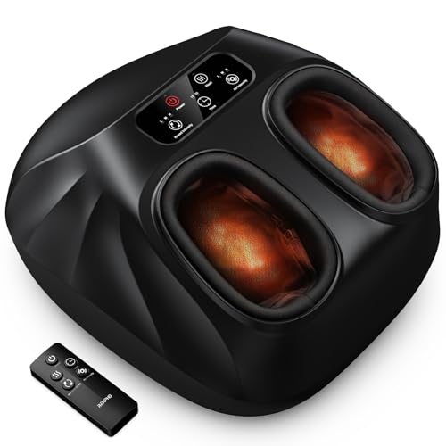 RENPHO Foot Massager Machine with Heat [2026 Upgraded], Shiatsu Foot Massager for Plantar Fasciitis