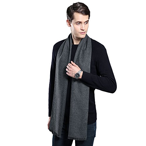 Mens Scarves Winter Warm Fashion Formal Classic Long Soft Scarf for Men Holiday Gift