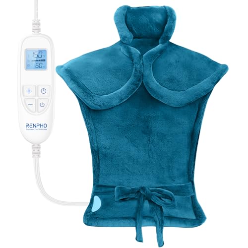 RENPHO Heating Pad for Neck and Shoulders and Back Pain Relie