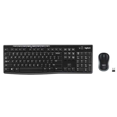 Logitech MK270 Wireless Keyboard and Mouse Combo for Windows