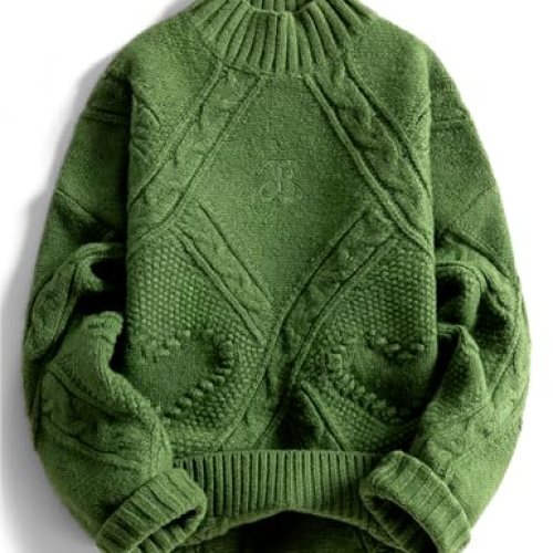 Aelfric Eden Women’s Oversized Cable Knit Chunky Sweater