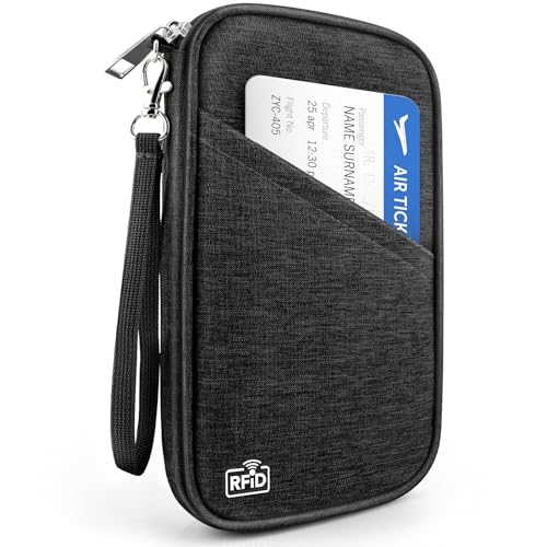 Passport Holder Family RFID Travel Document Organizer