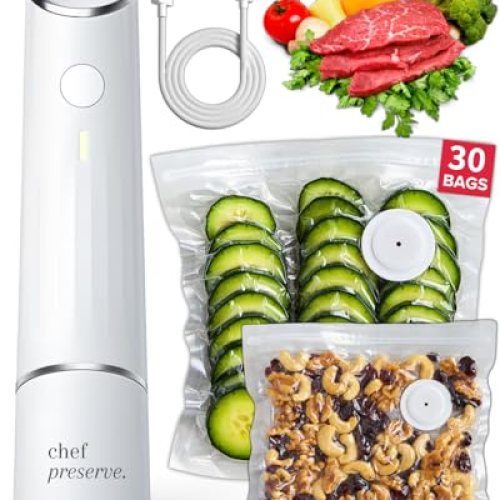 Chef Preserve Compact Vacuum Sealer for Food