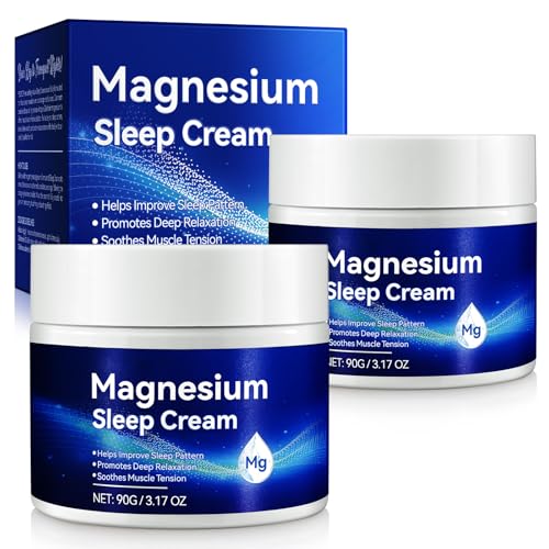 ReliCo Magnesium Cream for Sleep – Pure Premium Magnesium Oil for Feet with Vitamin E