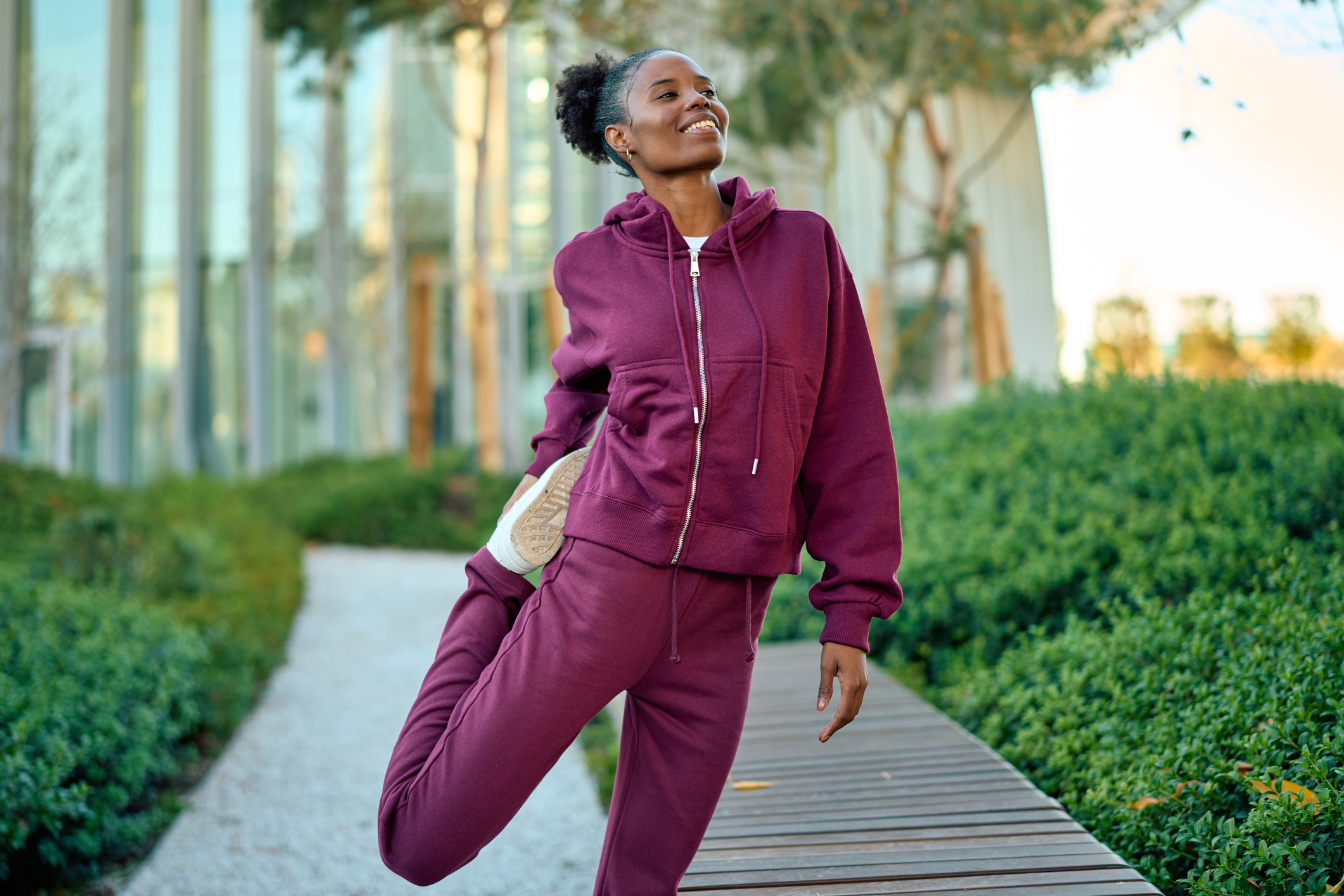 Woman working out