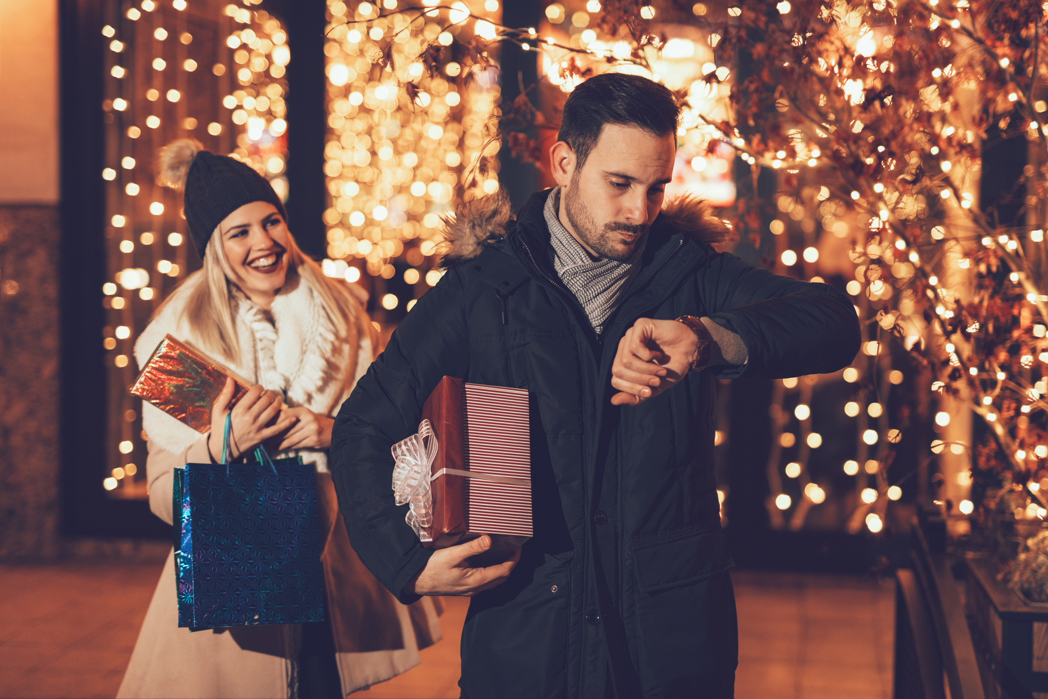 last minute shopping