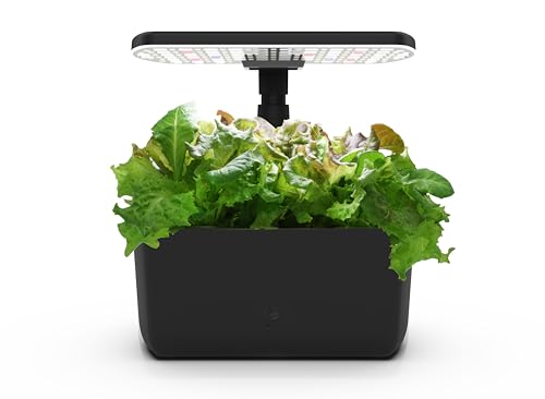 AeroGarden Harvest Lite in Black, Soil-Free Indoor Hydroponic Garden with LED Grow Light