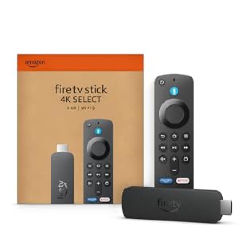 Amazon Fire TV Stick 4K Select (newest model), start streaming in 4K, AI-powered search, and free & live TV