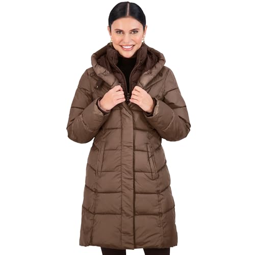 Jones New York Long Puffer Coat Women