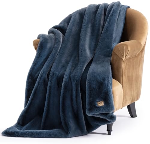 UGG Euphoria Faux Fur Throw Blanket, Soft Warm Throw Blankets
