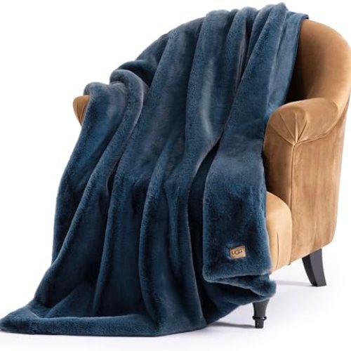 UGG Euphoria Faux Fur Throw Blanket, Soft Warm Throw Blankets