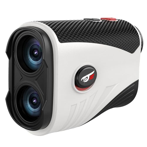 VyKure Golf Rangefinder with Slope – 1200 Yards Laser Range Finder with Flag Pole Locking Vibration