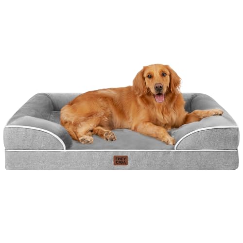 EHEYCIGA Orthopedic Dog Beds for Extra Large Dogs 44x32Inch, Waterproof Memory Foam