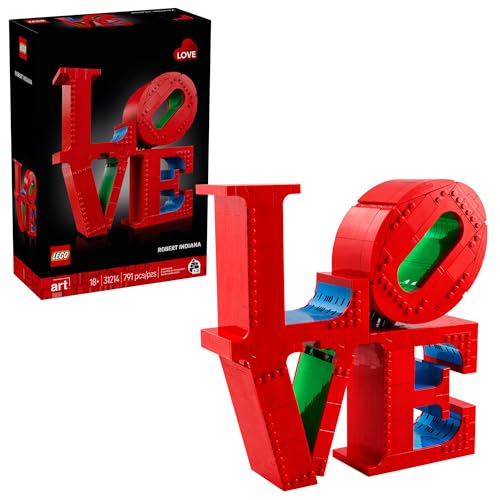 LEGO Art Love Collectible Building Set – DIY Kit for Adults, Ages 18