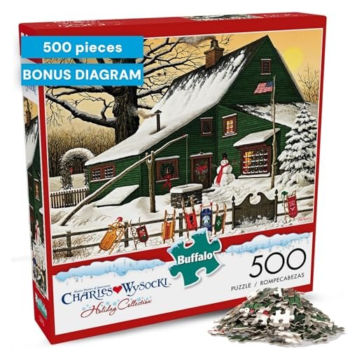 Buffalo Games – Charles Wysocki – Cocoa Break at the Copperfields – 500 Piece
