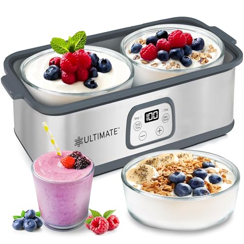 Ultimate Probiotic Yogurt Maker with Adjustable Time & Temp Control