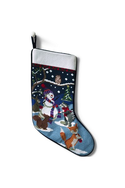 Needlepoint Personalized Christmas Stocking Lands End