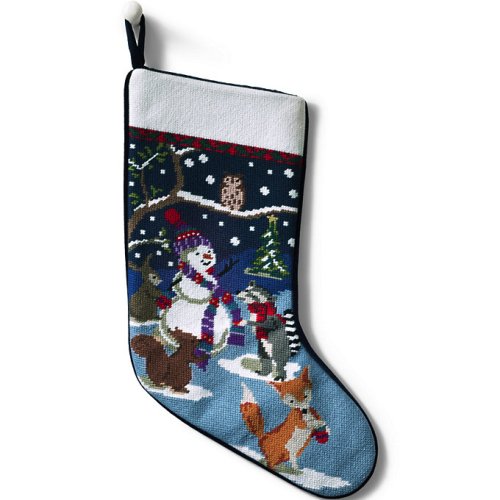 Needlepoint Personalized Christmas Stocking Lands End