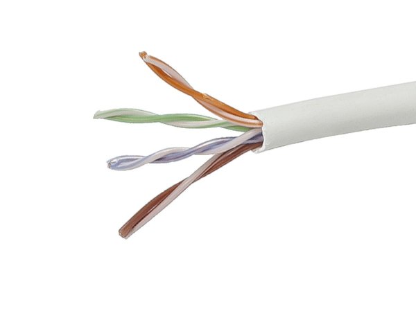 Monoprice Cat5e CMP Bulk Ethernet Cable UL, TAA, UTP, Solid, 24AWG, 350MHz, Pure Bare Copper, Pull Box, 1000ft