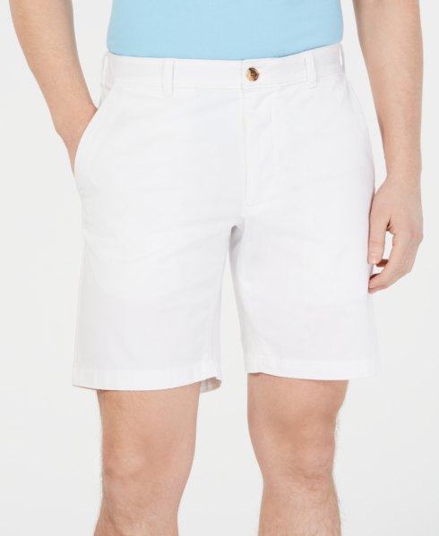 Club Room Mens Regular-Fit 9 4-Way Stretch Shorts, Created for Macys