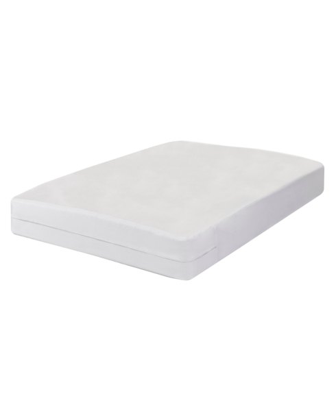 Fresh Ideas All-In-One Bed Bug Blocker Zippered Mattress Cover, White
