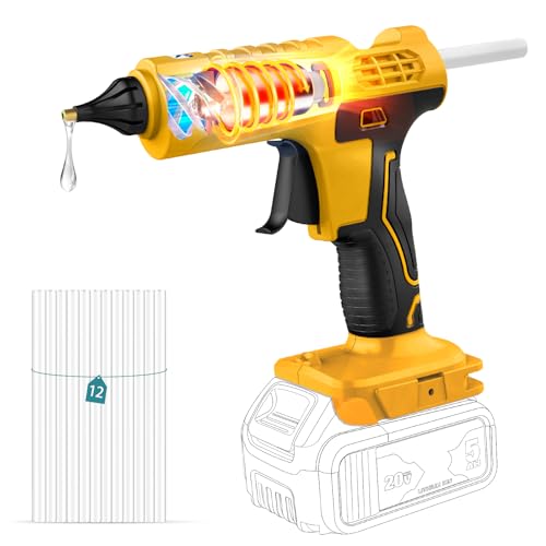100W Cordless Hot Glue Gun and Sticks Set