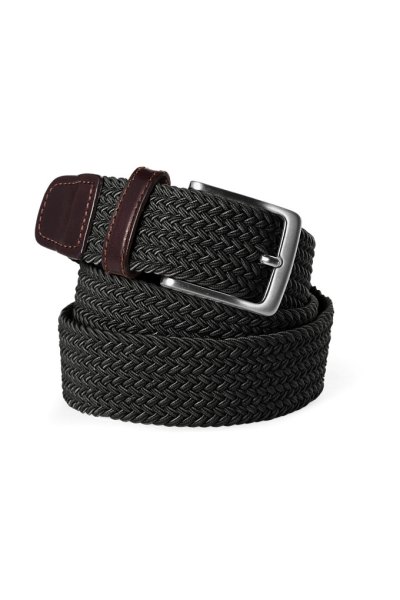 Mens Elastic Braid Belt Lands End