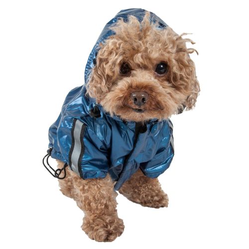 Pet Life Raincoat With Removable Hood in Size: | PetSmart