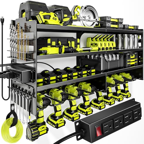 Large Power Tool Organizer Wall Mount